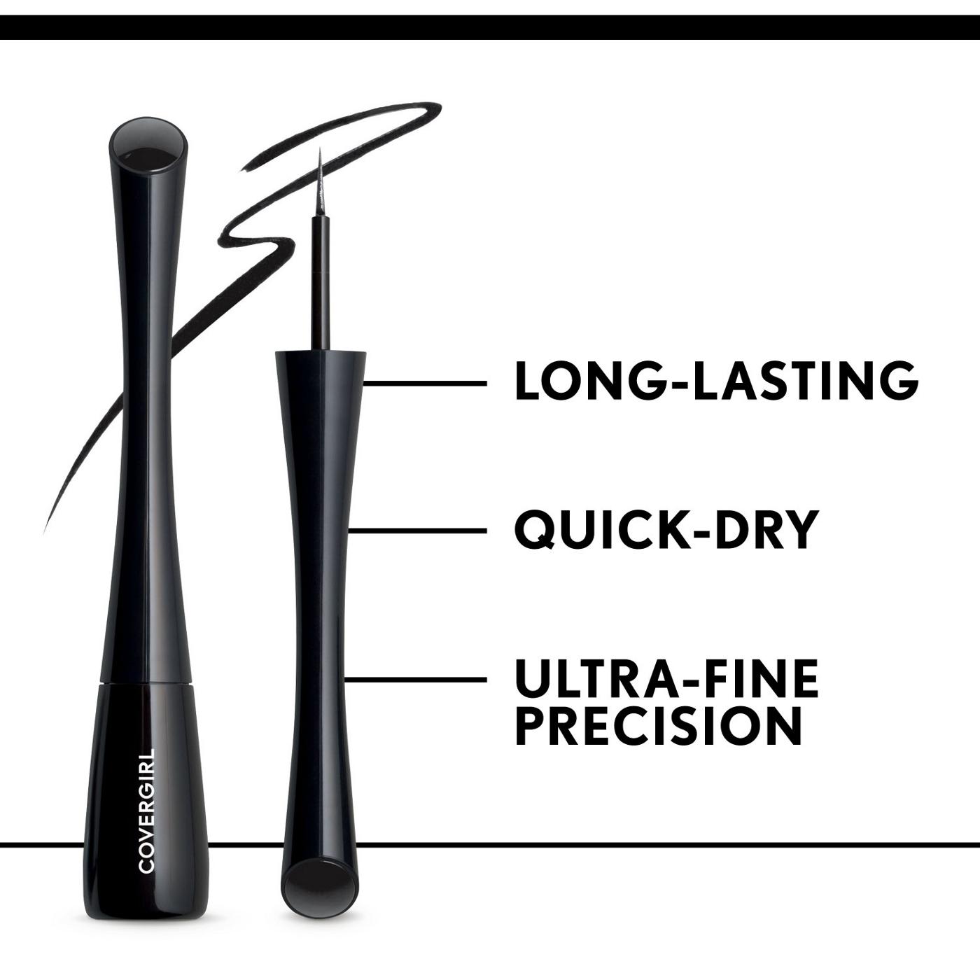 Covergirl Get In Line Liquid Eyeliner 330 Black Crystal; image 4 of 9