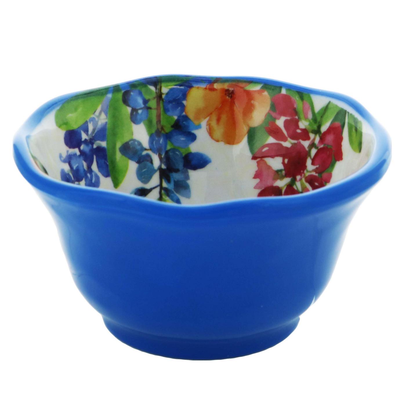 Haven & Key Bluebonnet Melamine Dipping Bowl; image 1 of 2