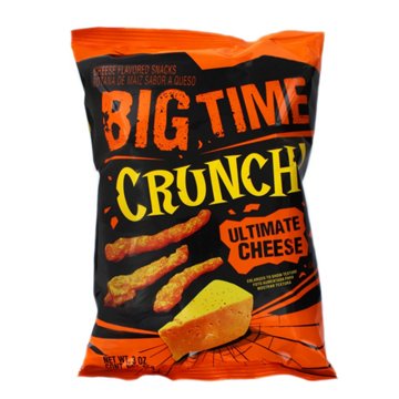 Big Time Crunch! Cheese-Flavored Snacks - Ultimate Cheese, 3 oz