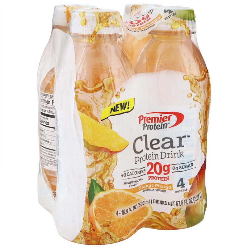Premier Protein Clear Protein Drink Orange Mango Shop Diet And Fitness At H E B