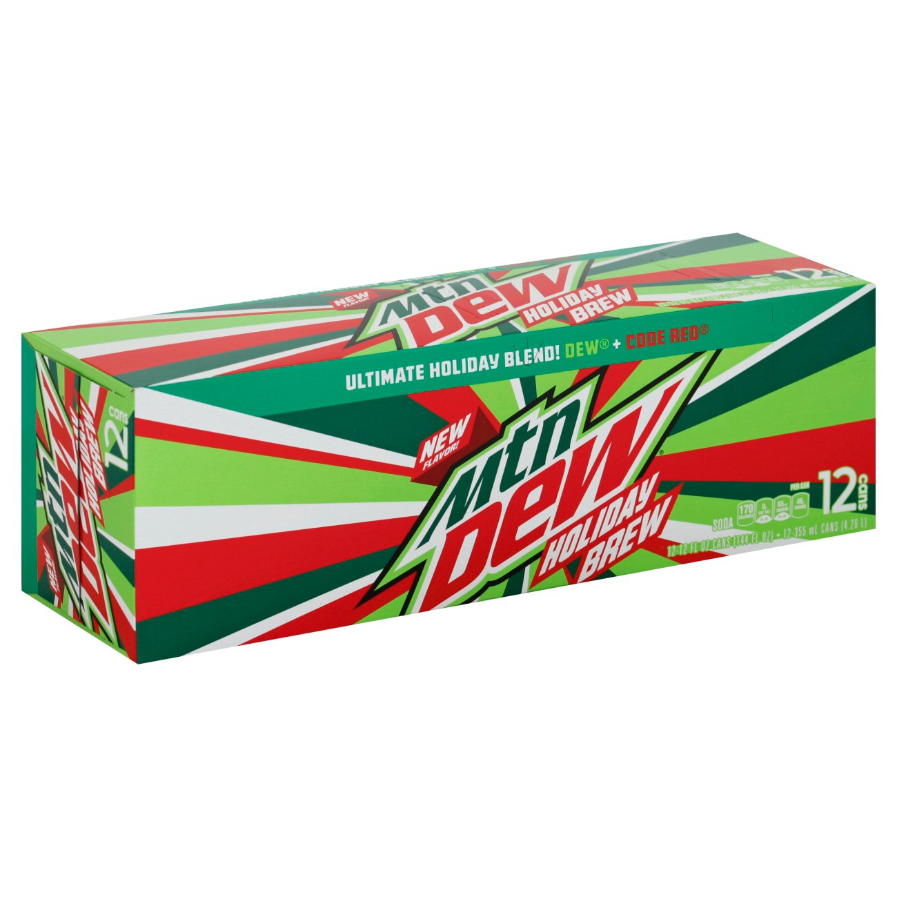 Mountain Dew Holiday Brew 12 oz Cans Shop Soda at HEB