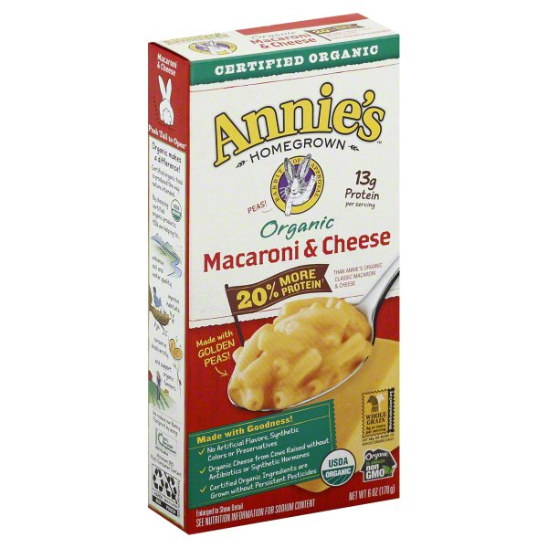 Annie S Homegrown Organic Mac Cheese 20 More Protein Shop Entrees Sides At H E B