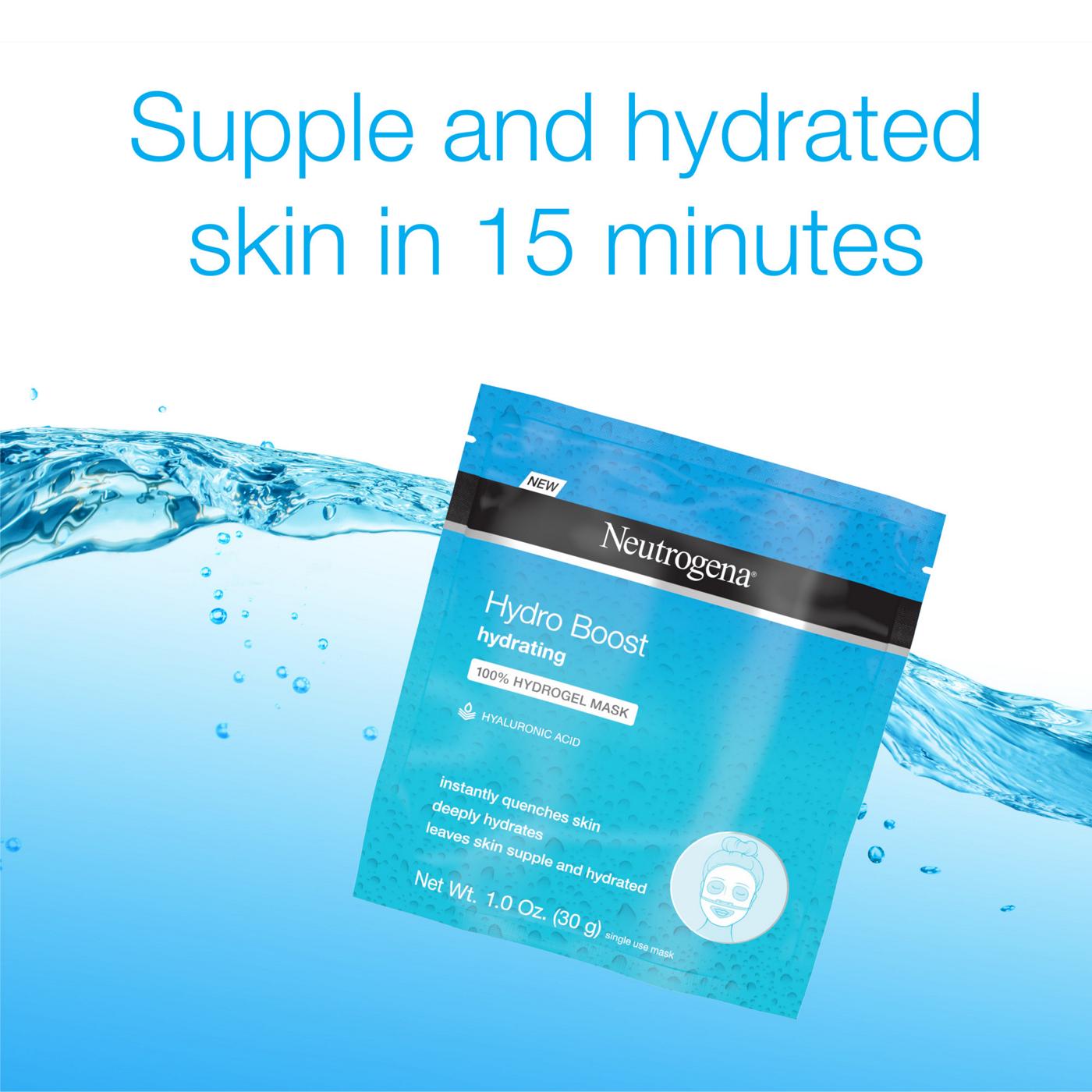 Neutrogena Hydro Boost Hydrating 100% Hydrogel Mask; image 4 of 6