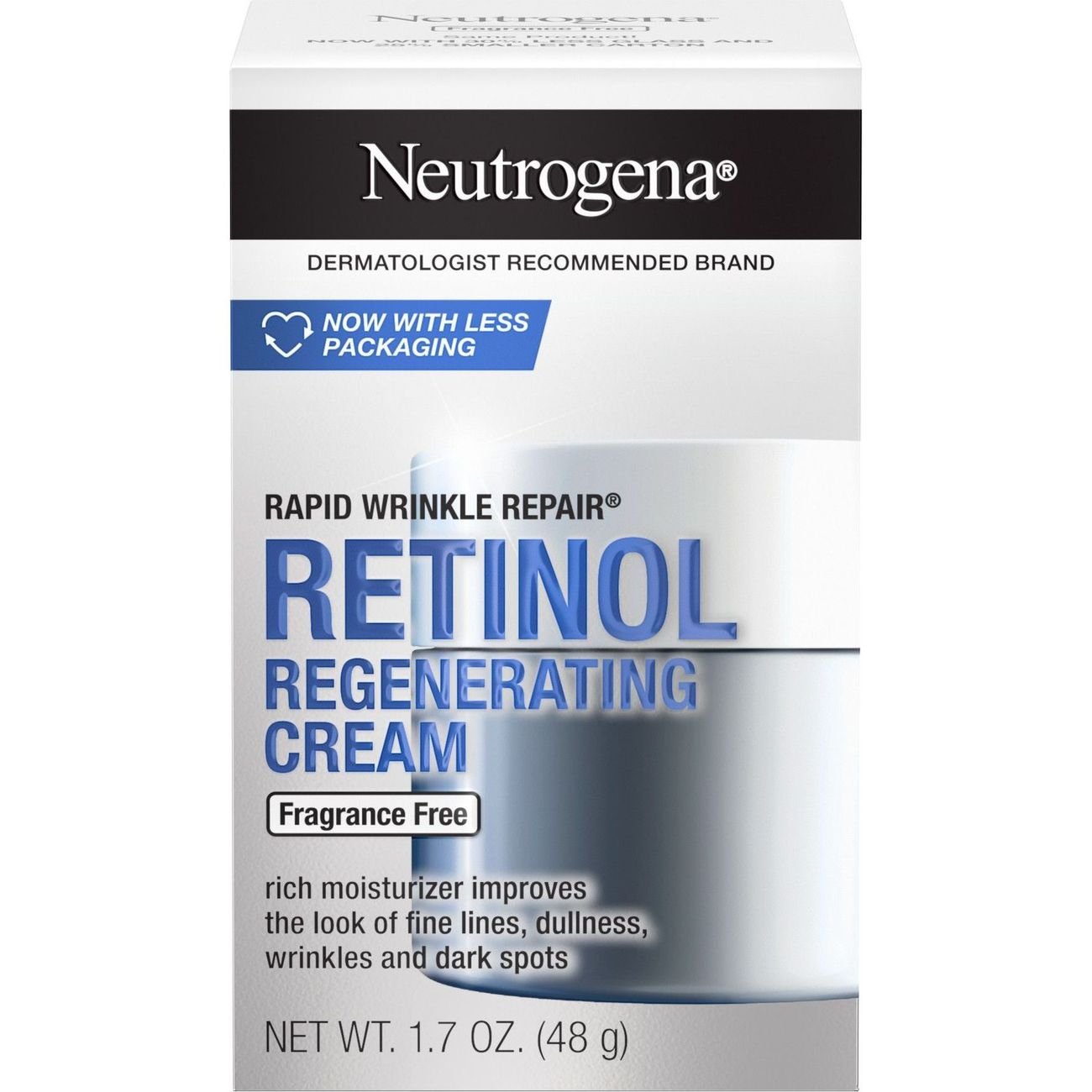 Neutrogena Rapid Wrinkle Repair Retinol Regenerating Cream, FragranceFree Shop Facial