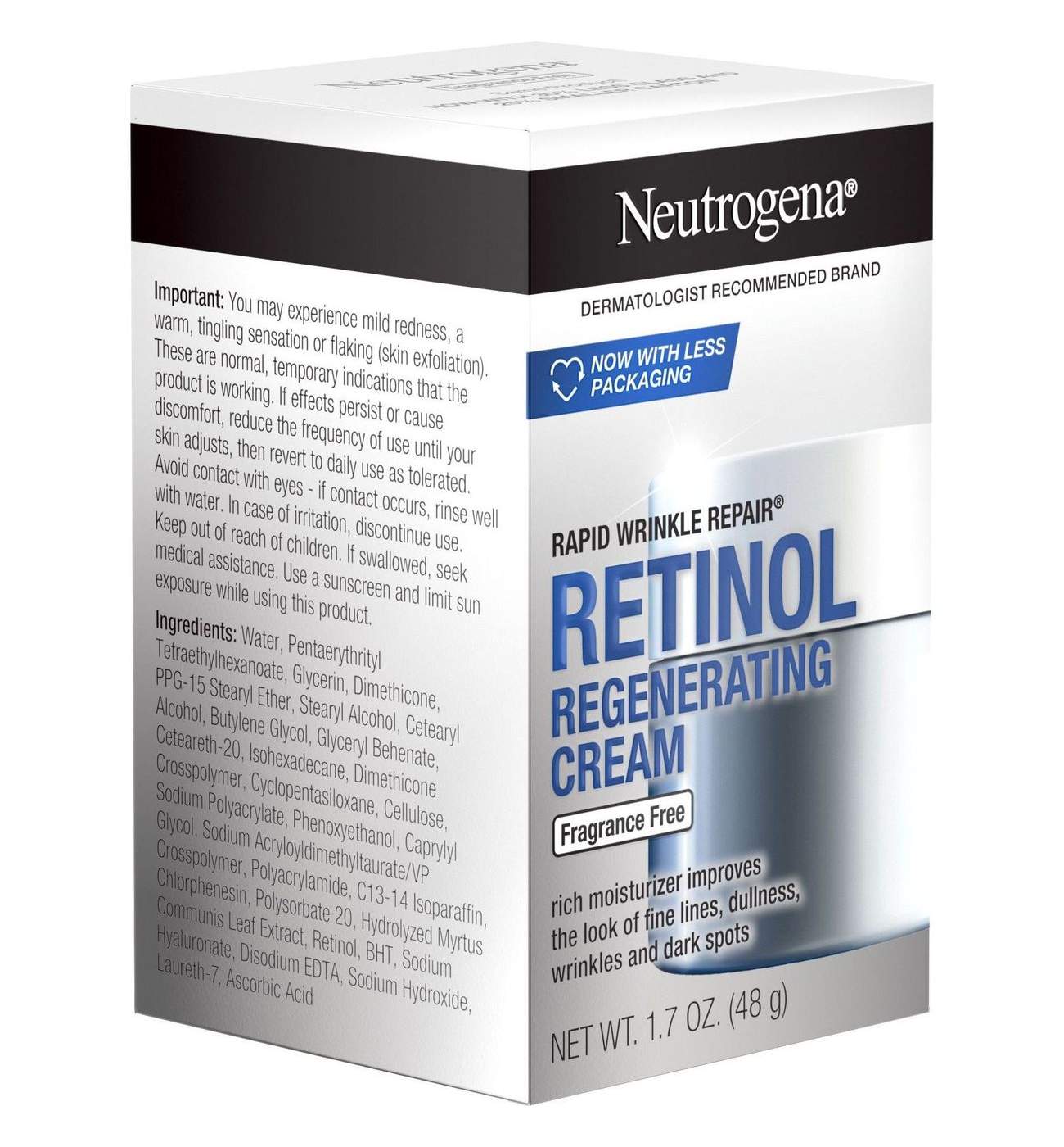 Neutrogena Rapid Wrinkle Repair Retinol Regenerating Cream, Fragrance-Free; image 5 of 8