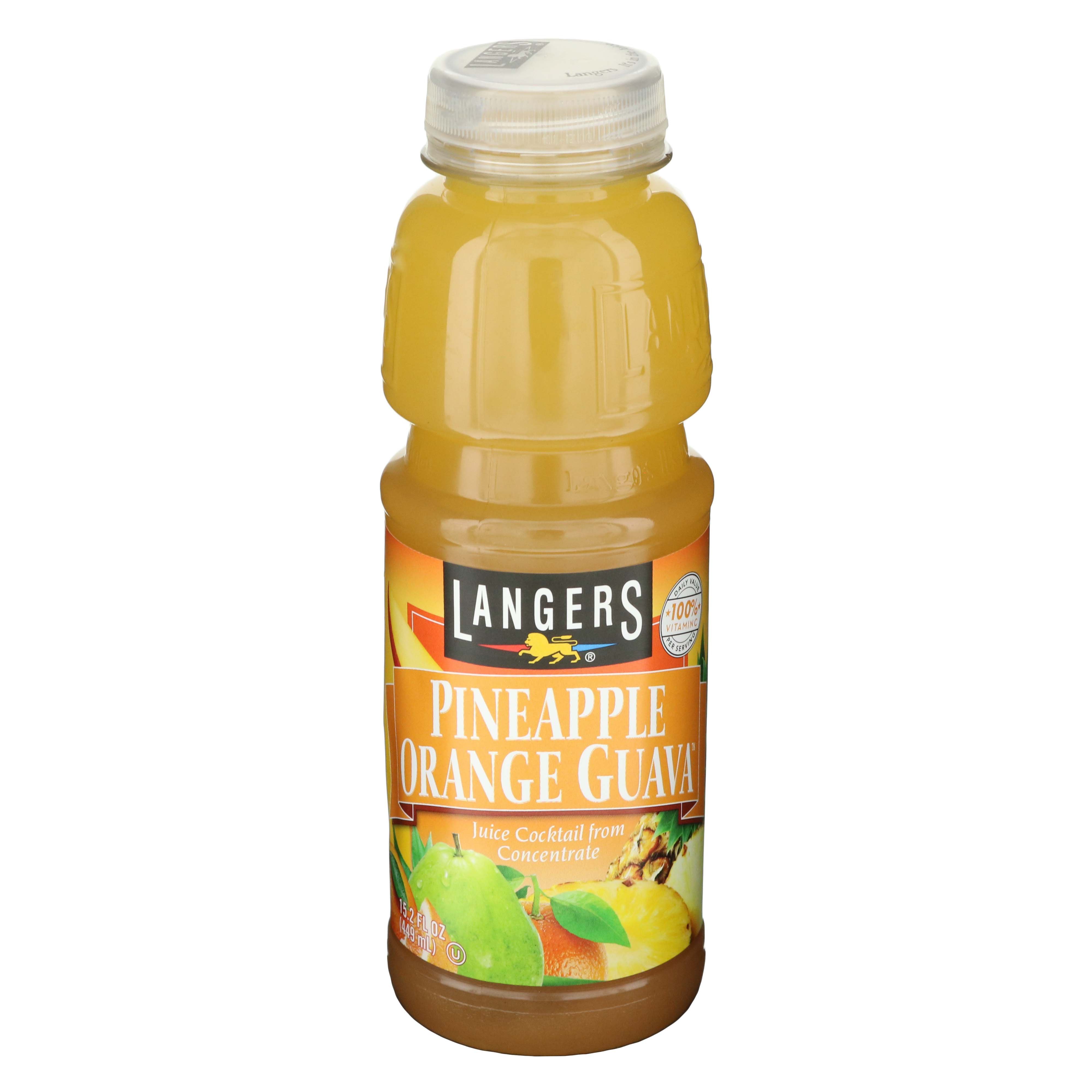Langers Pineapple Orange Guava Juice Cocktail Shop Juice at HEB