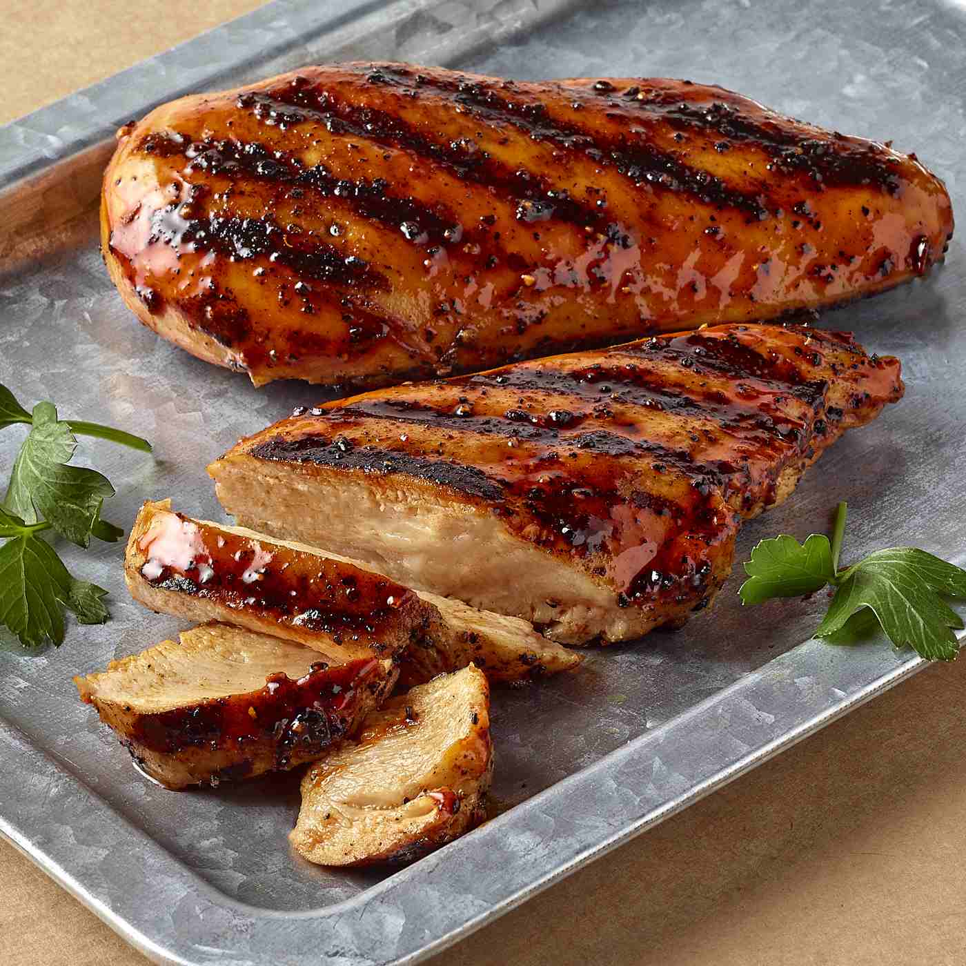 H-E-B Meat Market Marinated Chicken Breast – Smoky BBQ; image 3 of 4