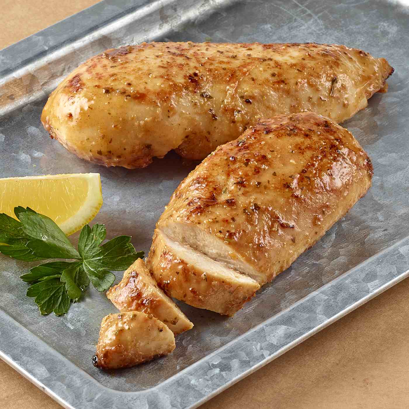 H-E-B Meat Market Marinated Chicken Breast - Garlic Parmesan; image 2 of 4