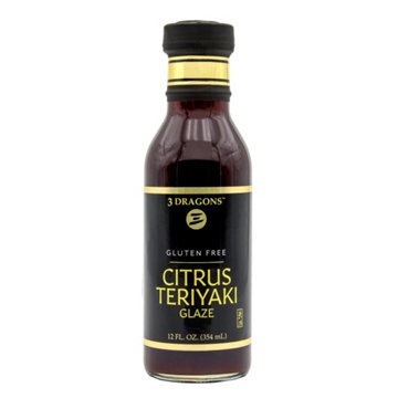 3 Dragons Gluten Free Citrus Teriyaki Glaze, 12 oz