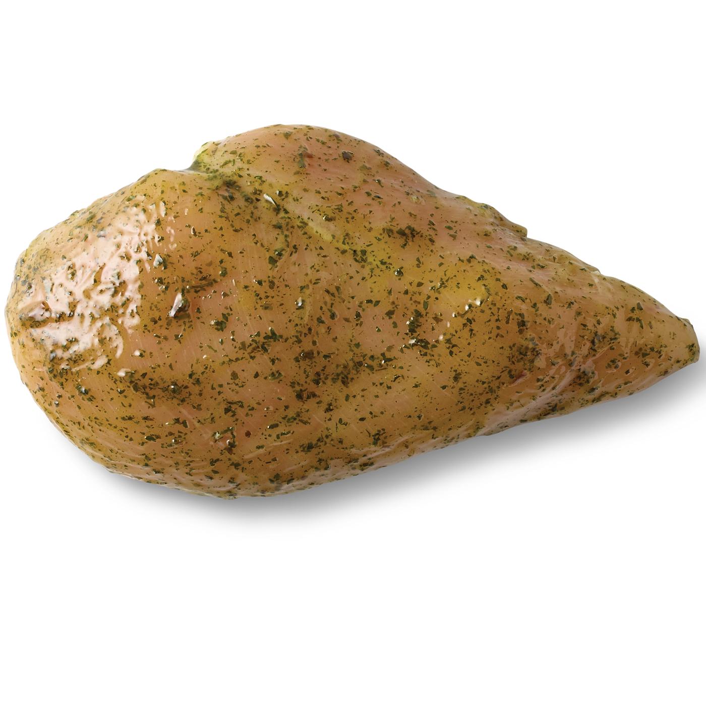 H-E-B Meat Market Marinated Chicken Breast - Wild Garlic; image 1 of 4