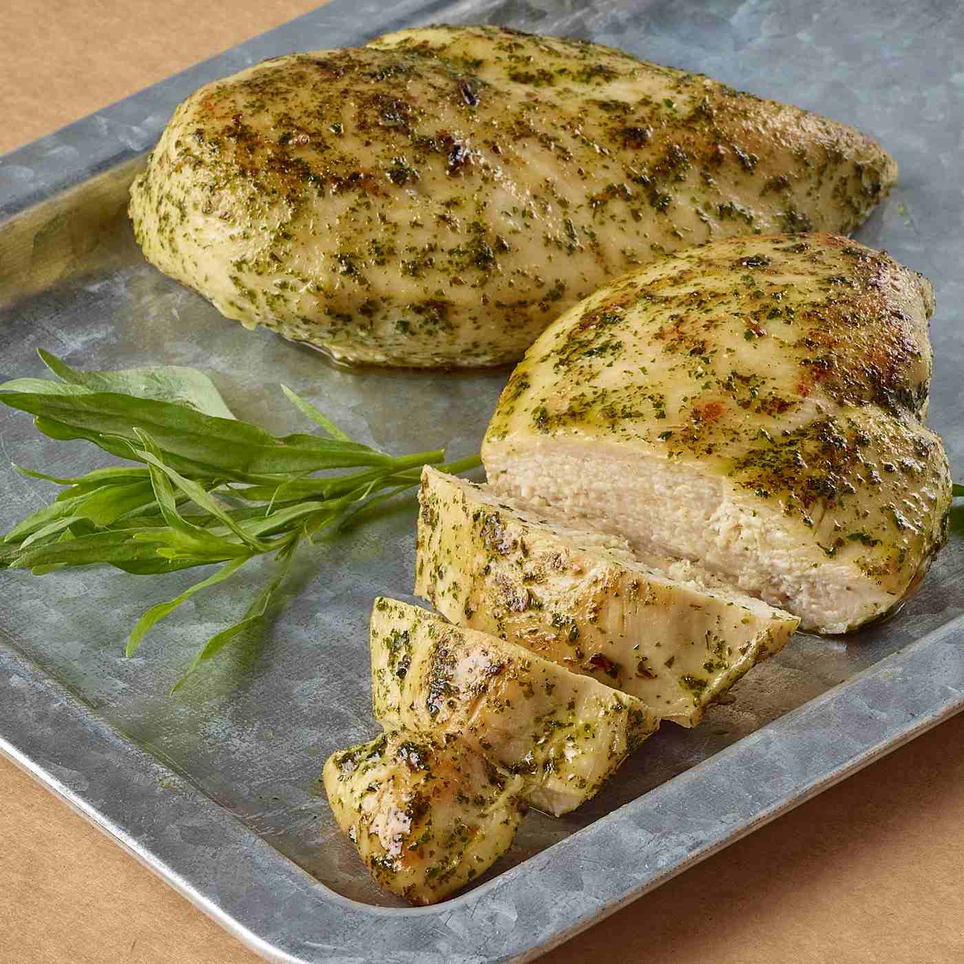 H-E-B Meat Market Marinated Chicken Breast - Wild Garlic; image 2 of 4