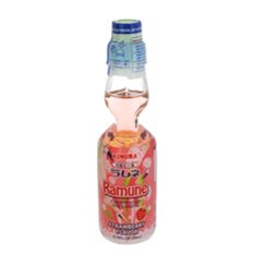 Kimura Ramune Strawberry-Flavored Soda, 6.76 oz | Joe V's Smart