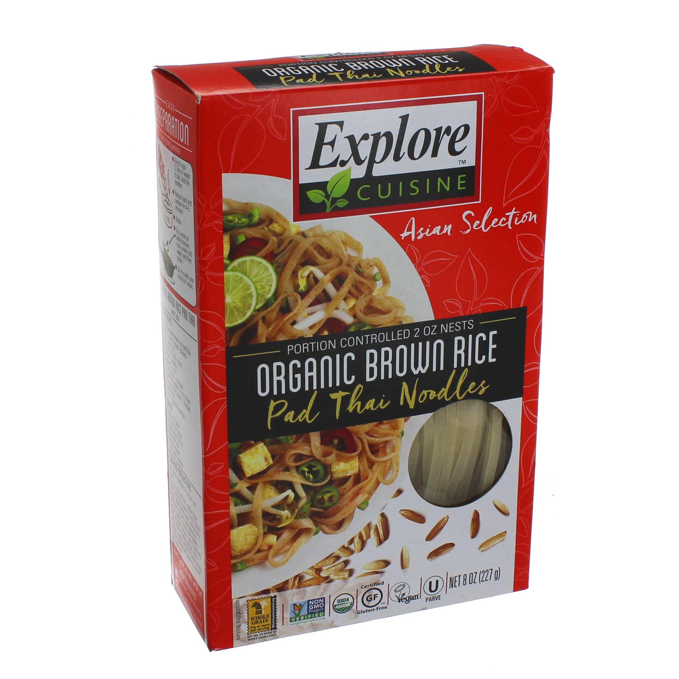 Explore Cuisine Organic Brown Rice Pad Thai Noodles Shop Pasta at HEB