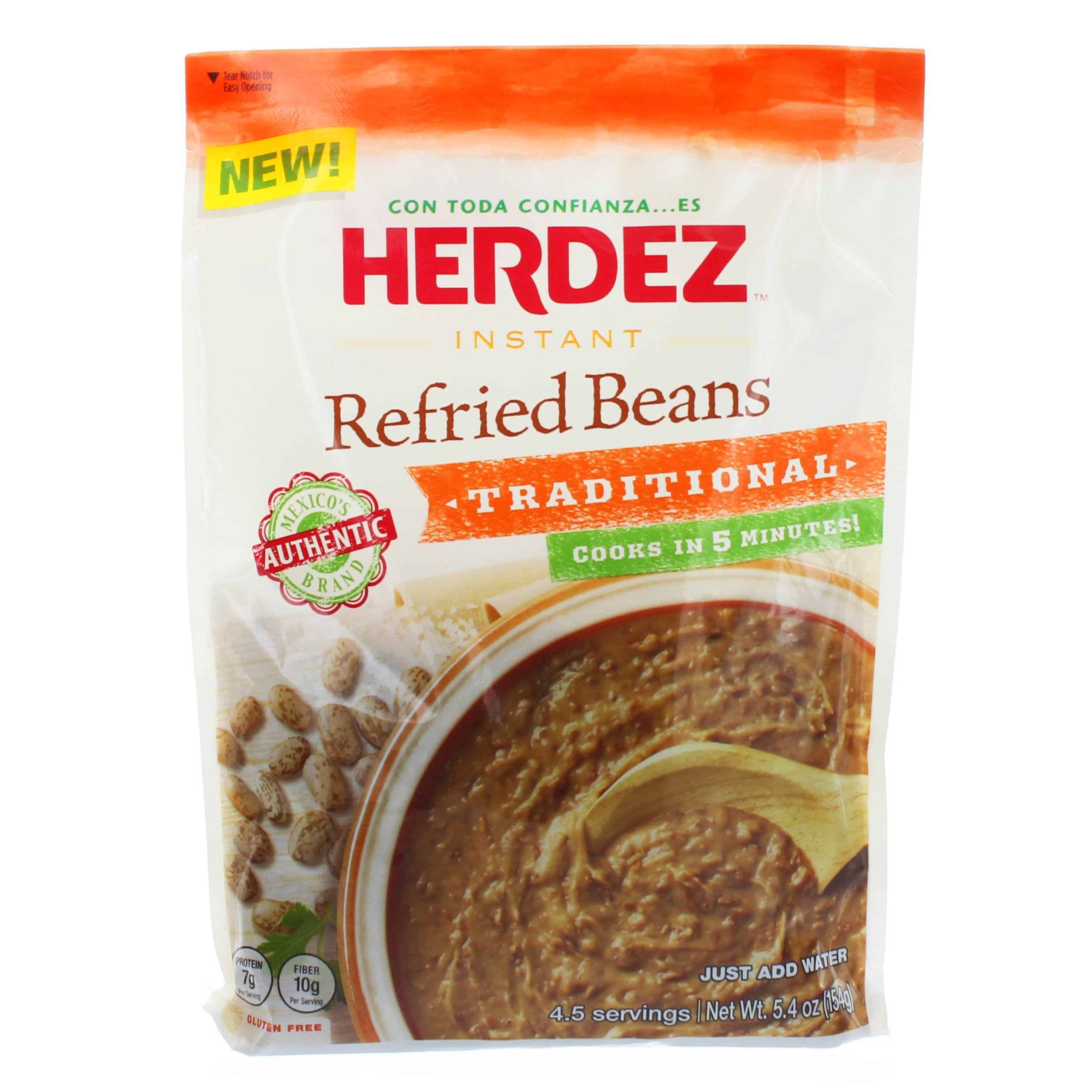 Herdez Refried Beans Shop Beans & Legumes at HEB
