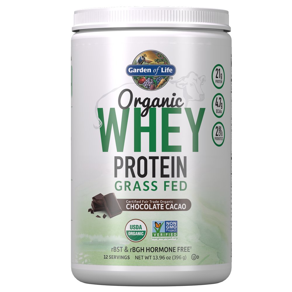 Garden Of Life Organic Grass Fed 21g Protein Powder Chocolate Cacao