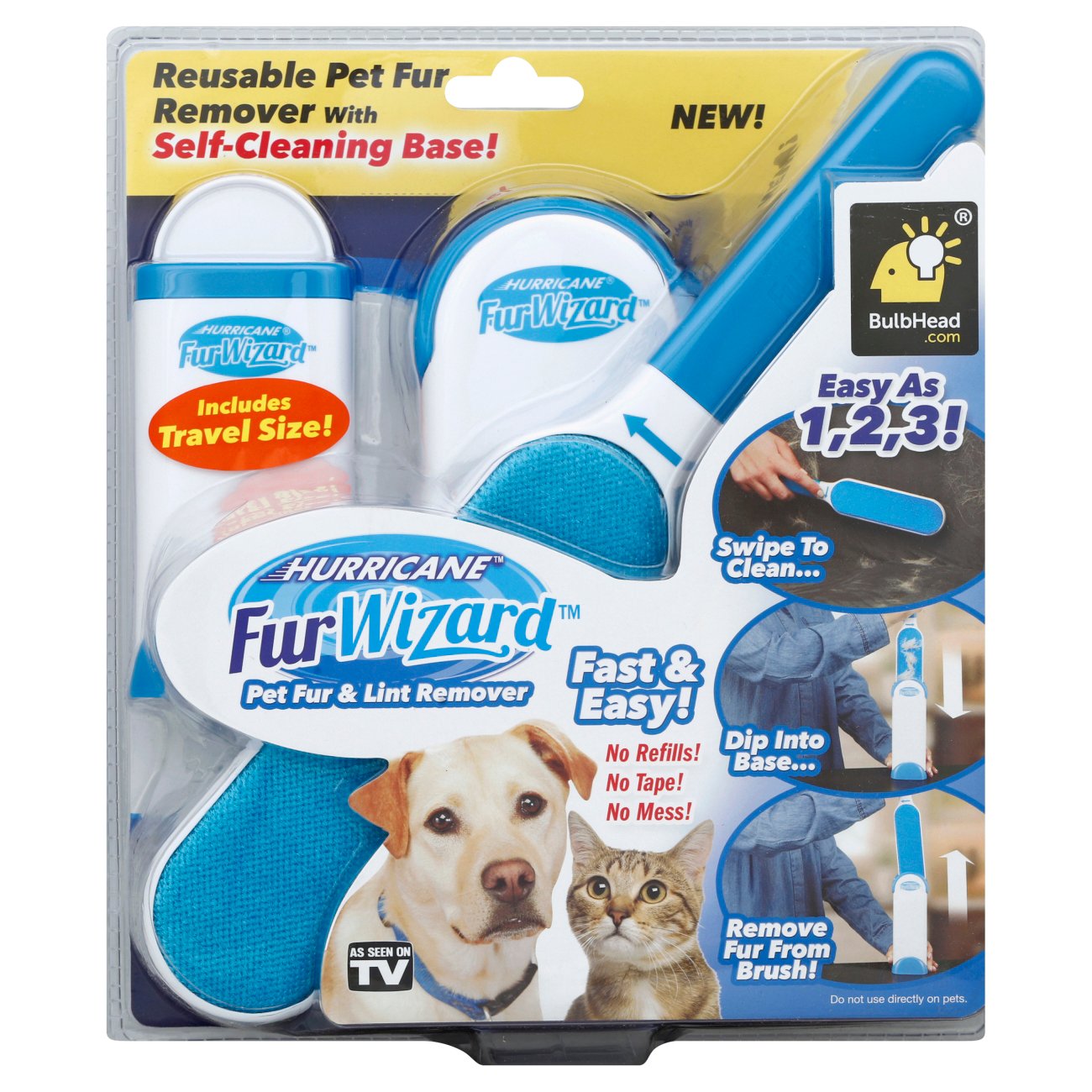 BulbHead Hurricane Fur Wizard - Shop Lint Rollers at H-E-B