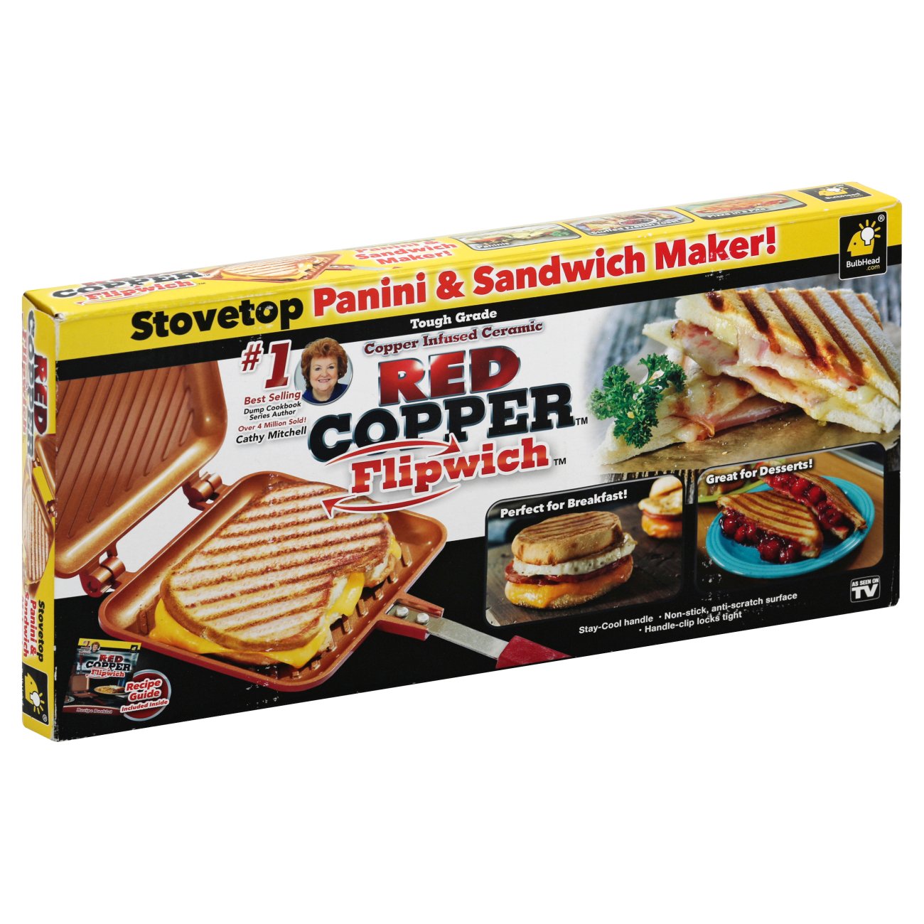 Red Copper Flipwich - Shop Frying pans & griddles at H-E-B