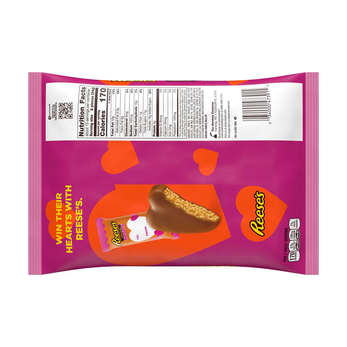 Reese's Peanut Butter Hearts Snack Size Valentine Exchange Candy; image 2 of 7