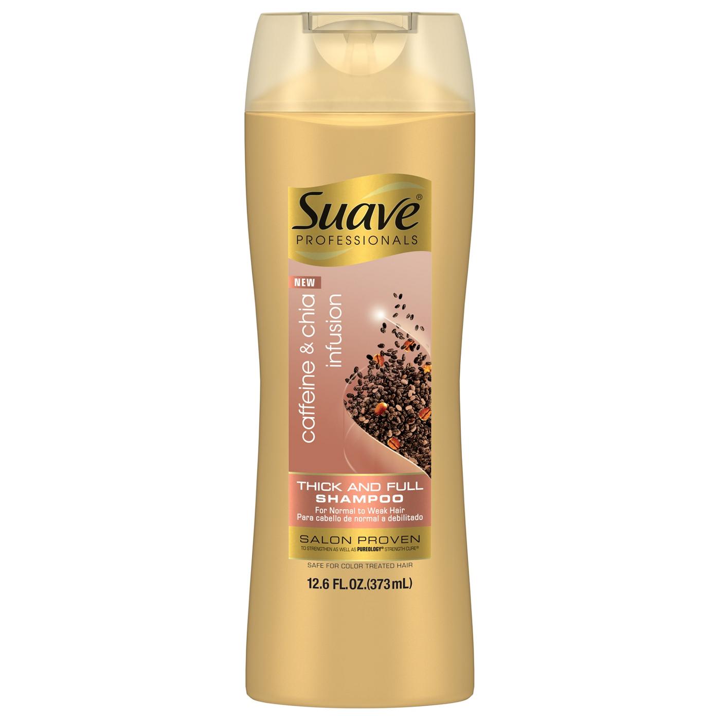 Suave Professionals Caffeine and Chia Infusion Shampoo; image 1 of 4