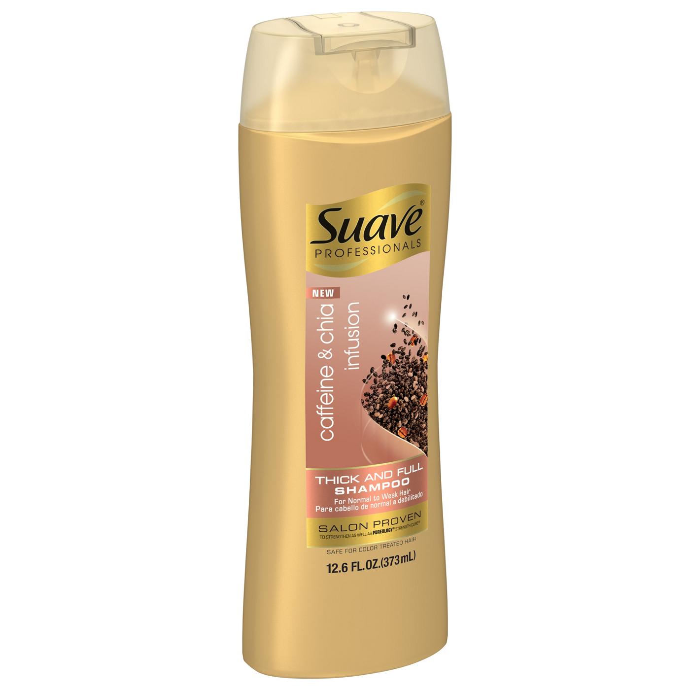 Suave Professionals Caffeine and Chia Infusion Shampoo; image 4 of 4