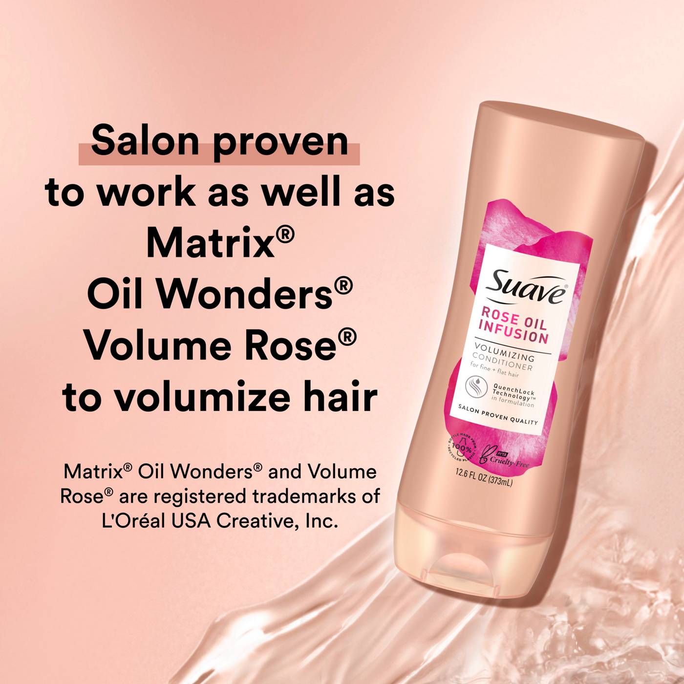 Suave Professionals Rose Oil Infusion Conditioner; image 8 of 11