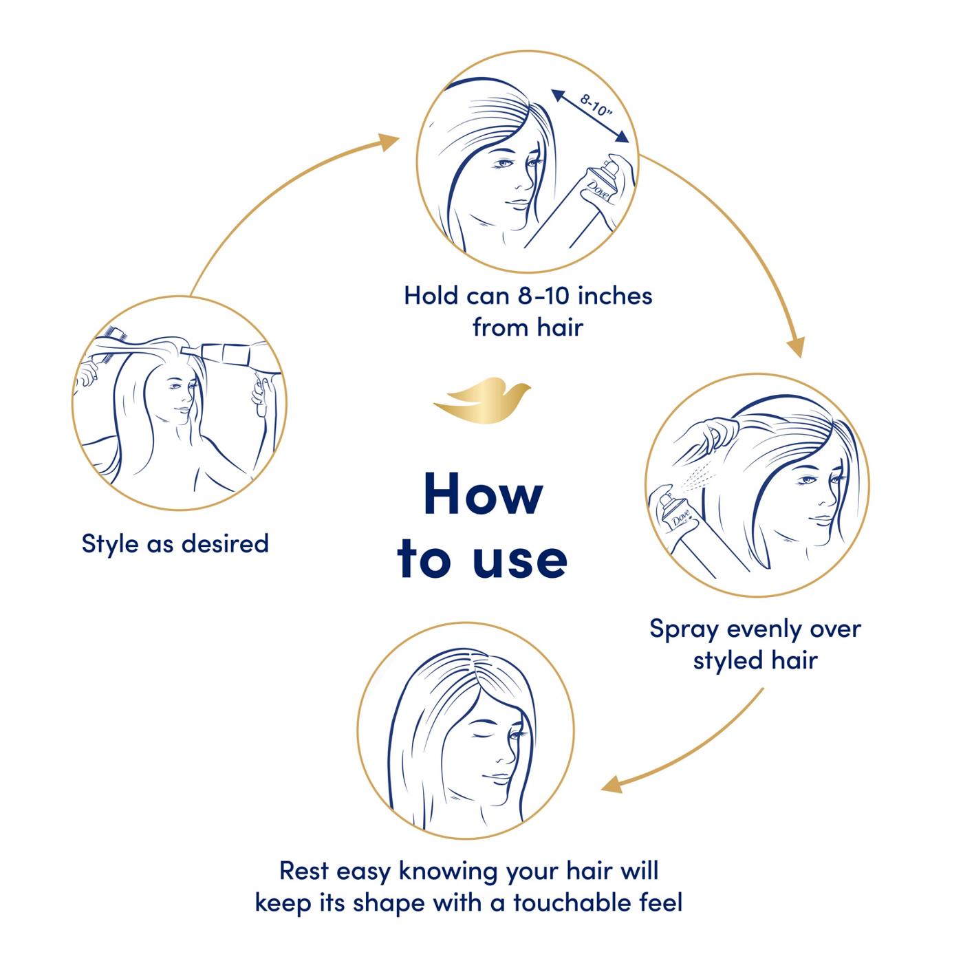 Dove Flexible Hold Hair Spray - Frizz Protect; image 3 of 7
