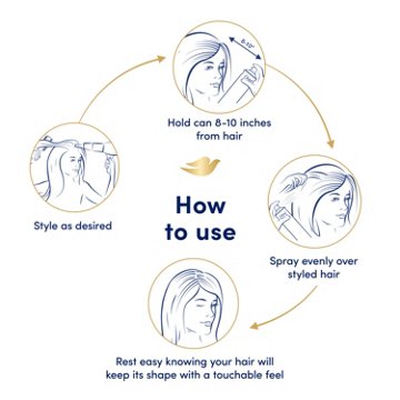 Dove Flexible Hold Hair Spray - Frizz Protect