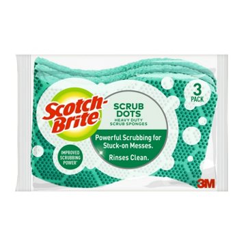 Scotch-Brite Heavy Duty Scrub Dots Sponges