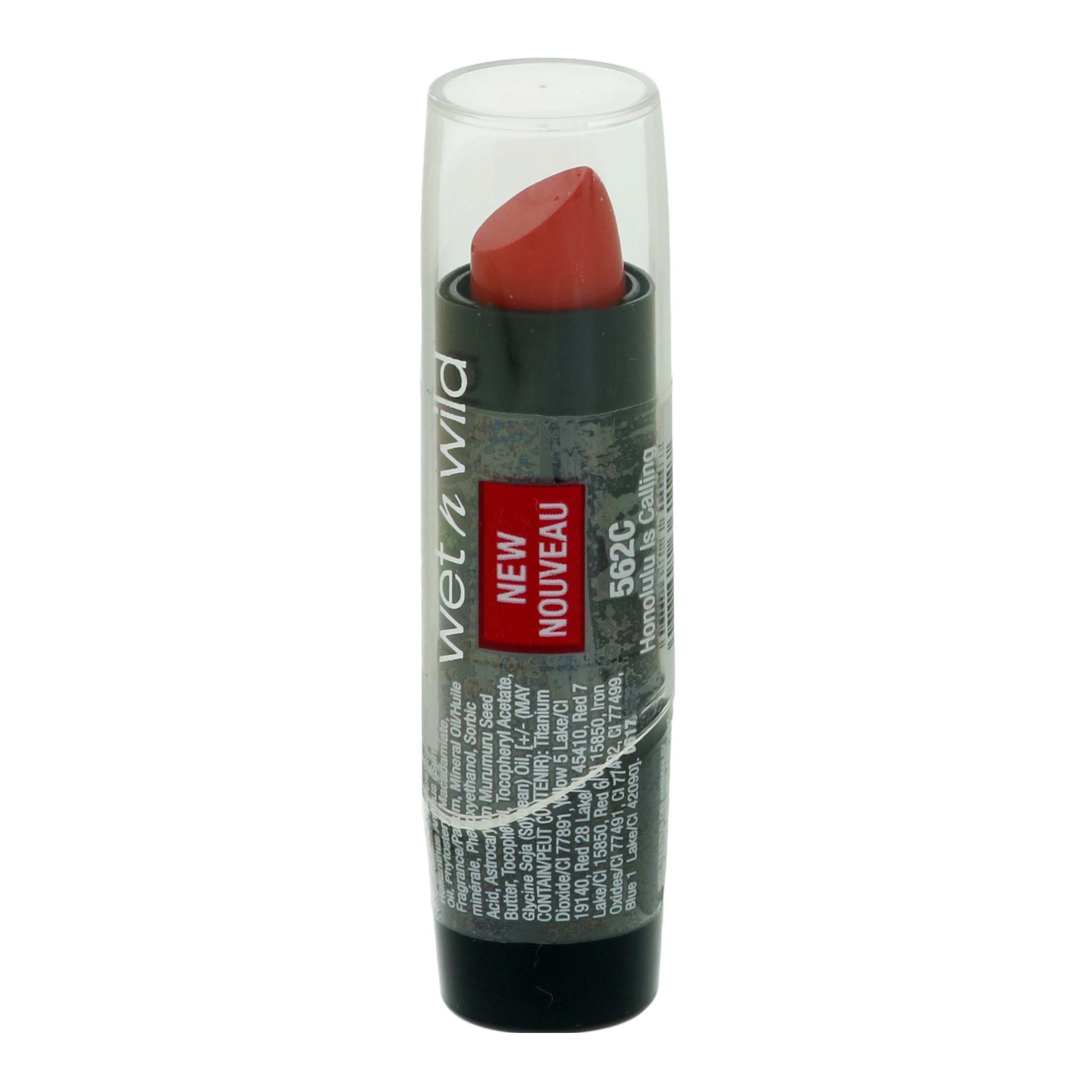 WET N WILD Silk Finish Lippenstift – Honolulu Is Calling Mit Macadamia-Öl Für Geschmeidige Lippen