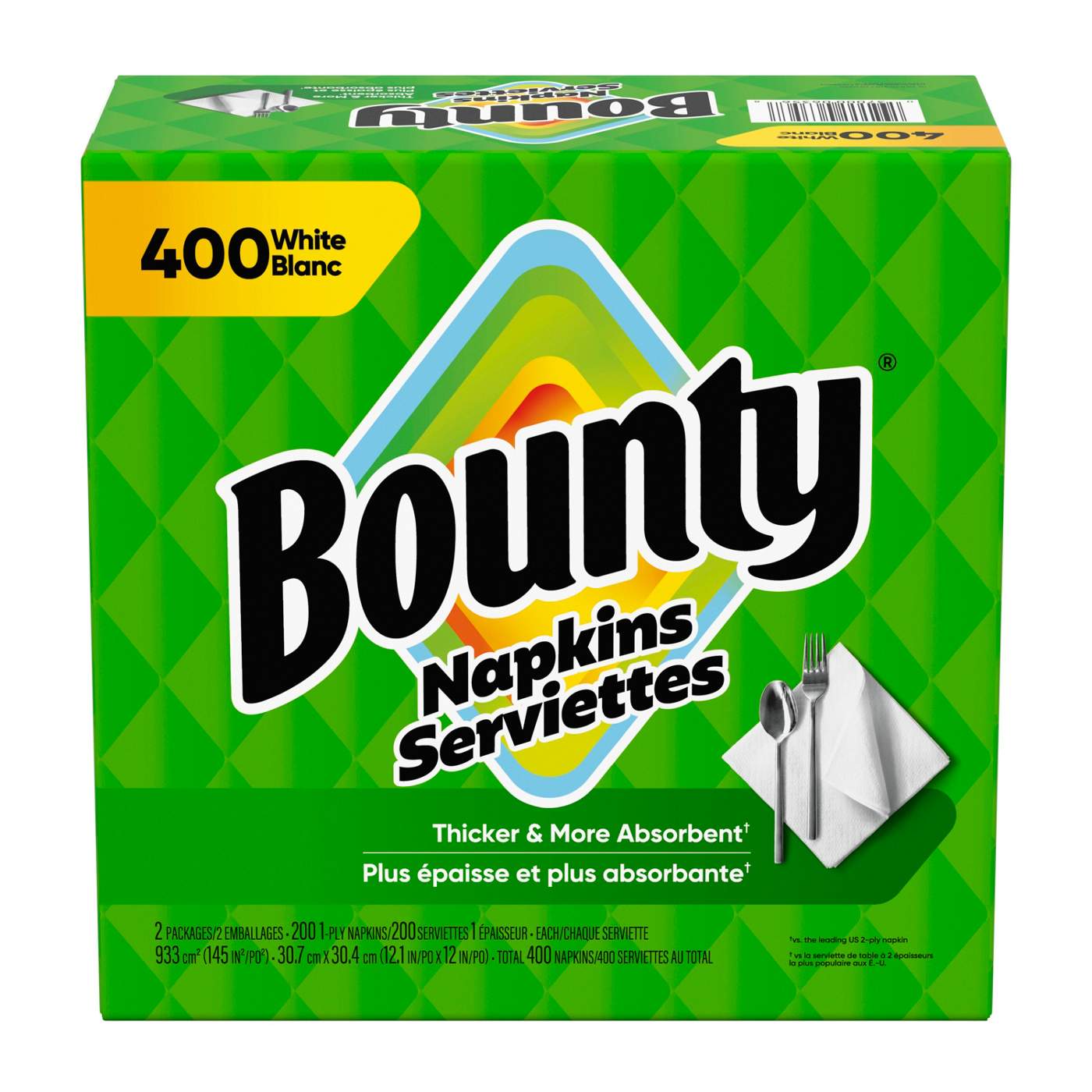 Bounty Paper Napkins - White; image 1 of 10