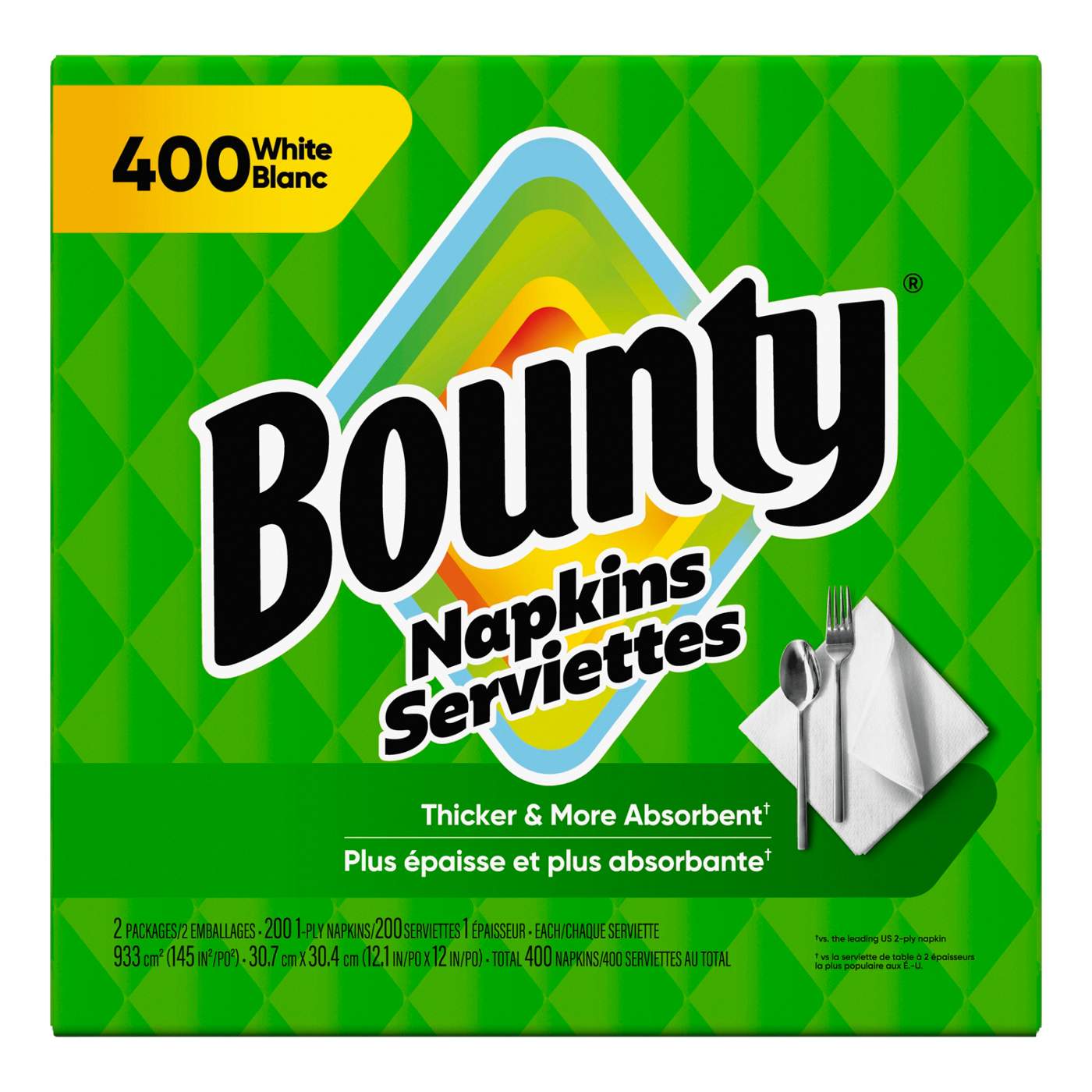 Bounty Paper Napkins - White; image 7 of 10