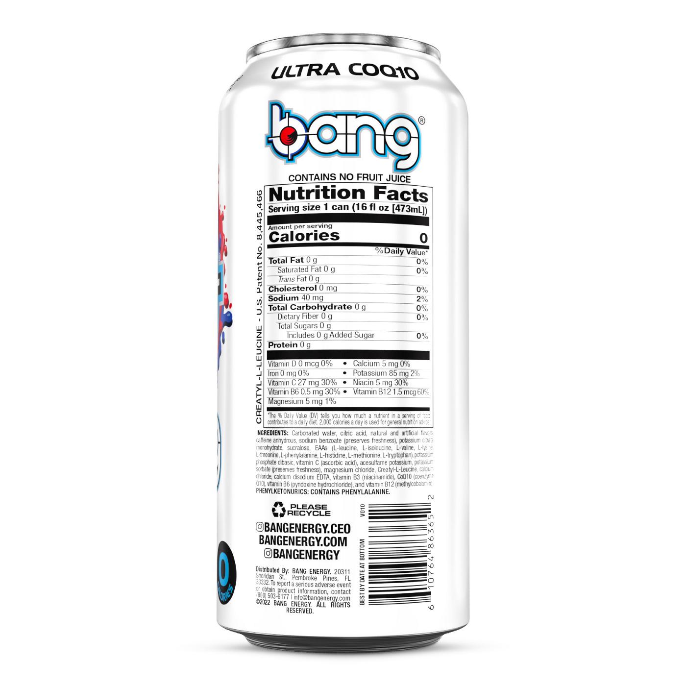 Bang Energy Drink 12 pk Cans - Star Blast; image 4 of 4