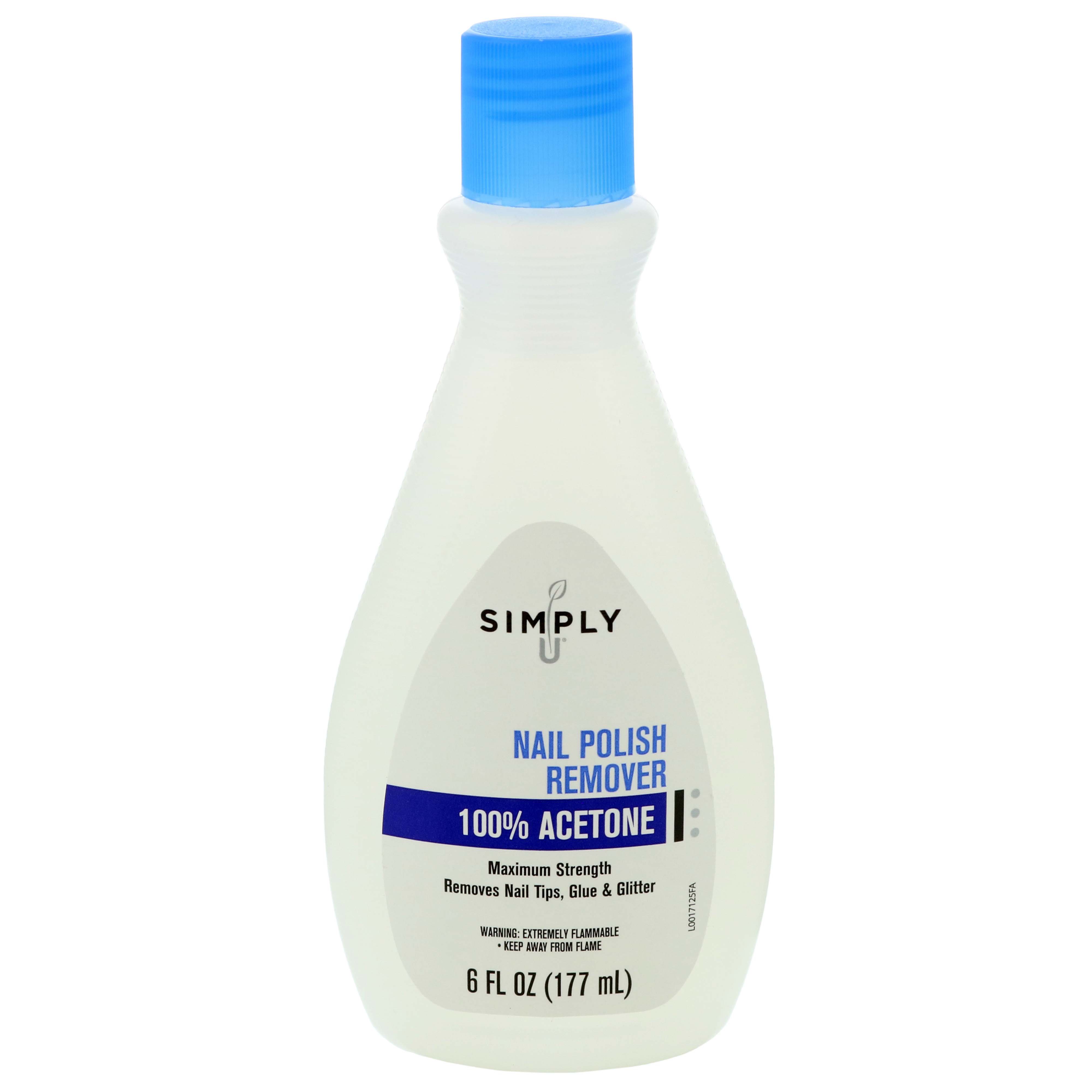 Simply U 100 Acetone Nail Polish Remover Shop Polish Remover at HEB