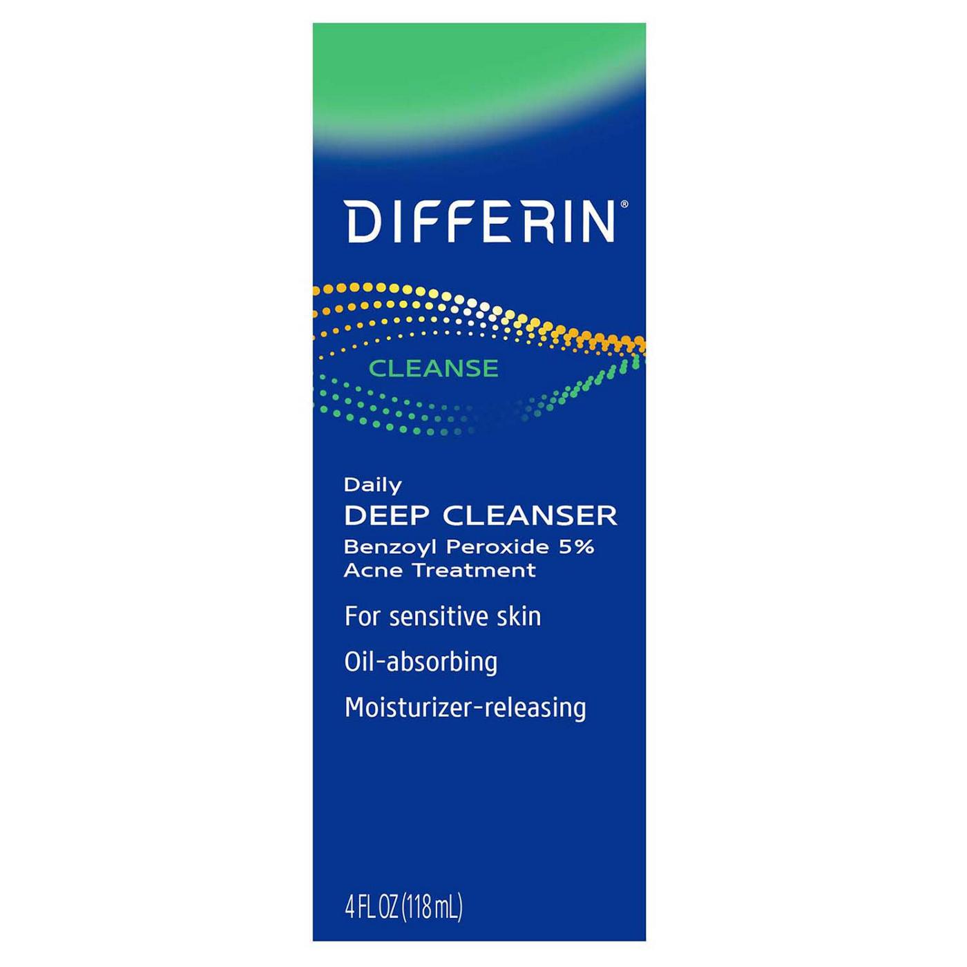 Differin Daily Deep Cleanser; image 1 of 8