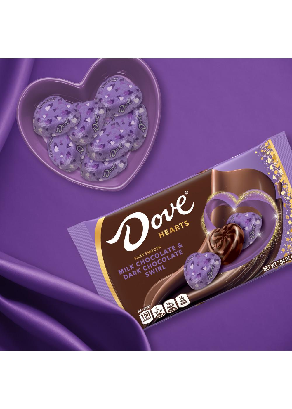 Dove Promises Milk & Dark Swirl Chocolate Valentine's Candy; image 7 of 7