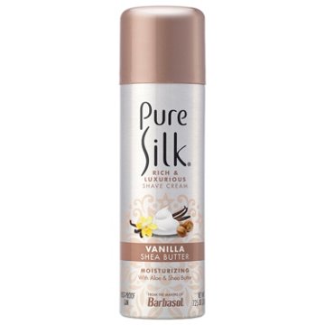 Pure Silk Vanilla Shea Butter Spa Therapy Shave Cream, 7.25 oz