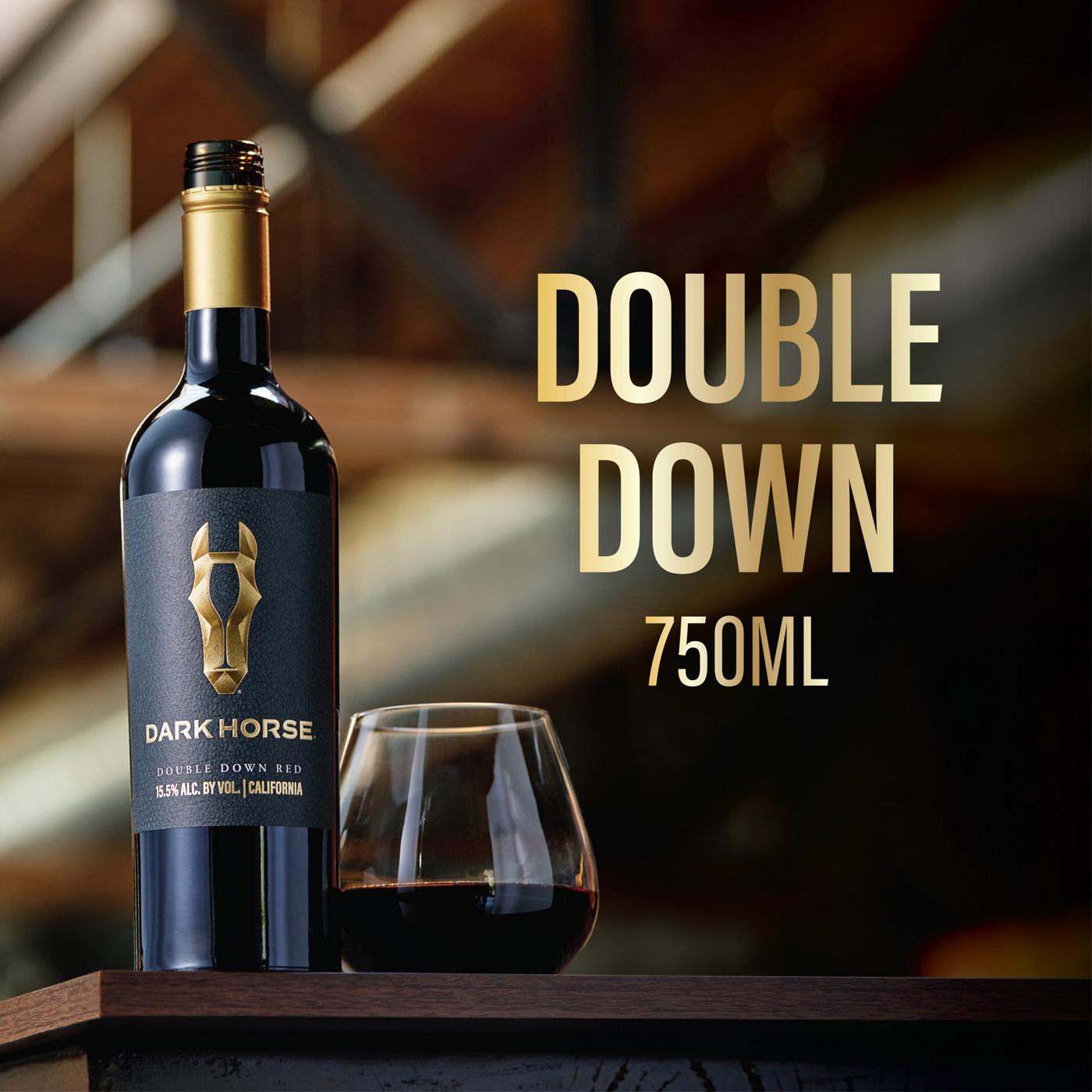 Dark Horse Double Down Red Blend Red Wine; image 4 of 4