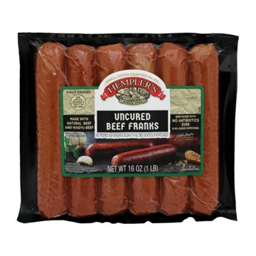 Hempler's Uncured Wagyu Beef Franks, 6 ct