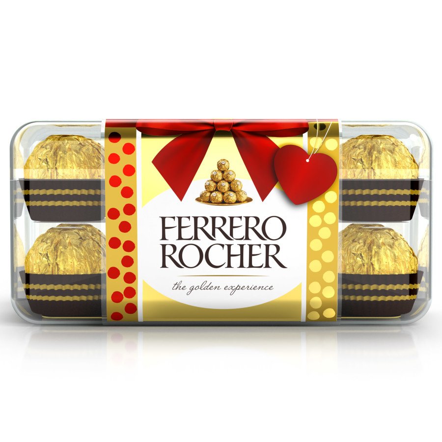 Ferrero Rocher Fine Hazelnut Chocolates Valentine Gift Box Shop Candy At H E B