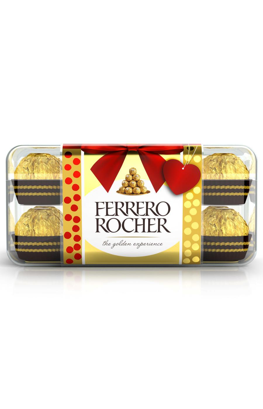 Ferrero Rocher Fine Hazelnut Chocolates - Shop Candy at H-E-B