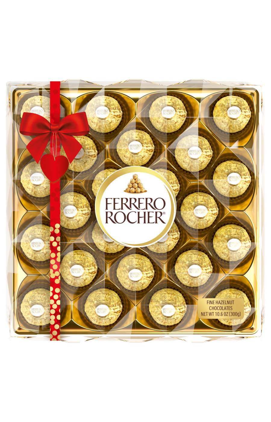 Ferrero Rocher Fine Hazelnut Chocolates Valentine's Gift Box, 24 pc; image 1 of 2