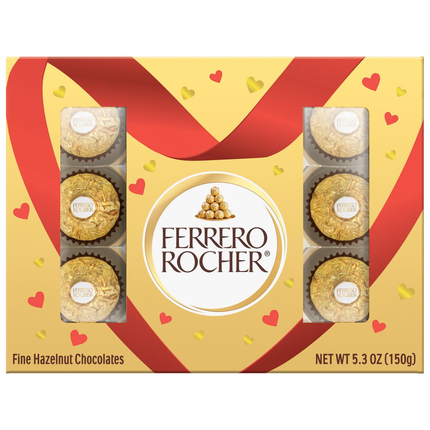 Ferrero Rocher Fine Hazelnut Chocolates Valentine's Gift Box, 12 pc; image 1 of 6