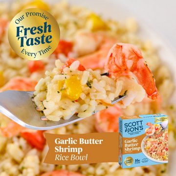 Scott & Jon's Garlic Butter Shrimp Rice Bowl