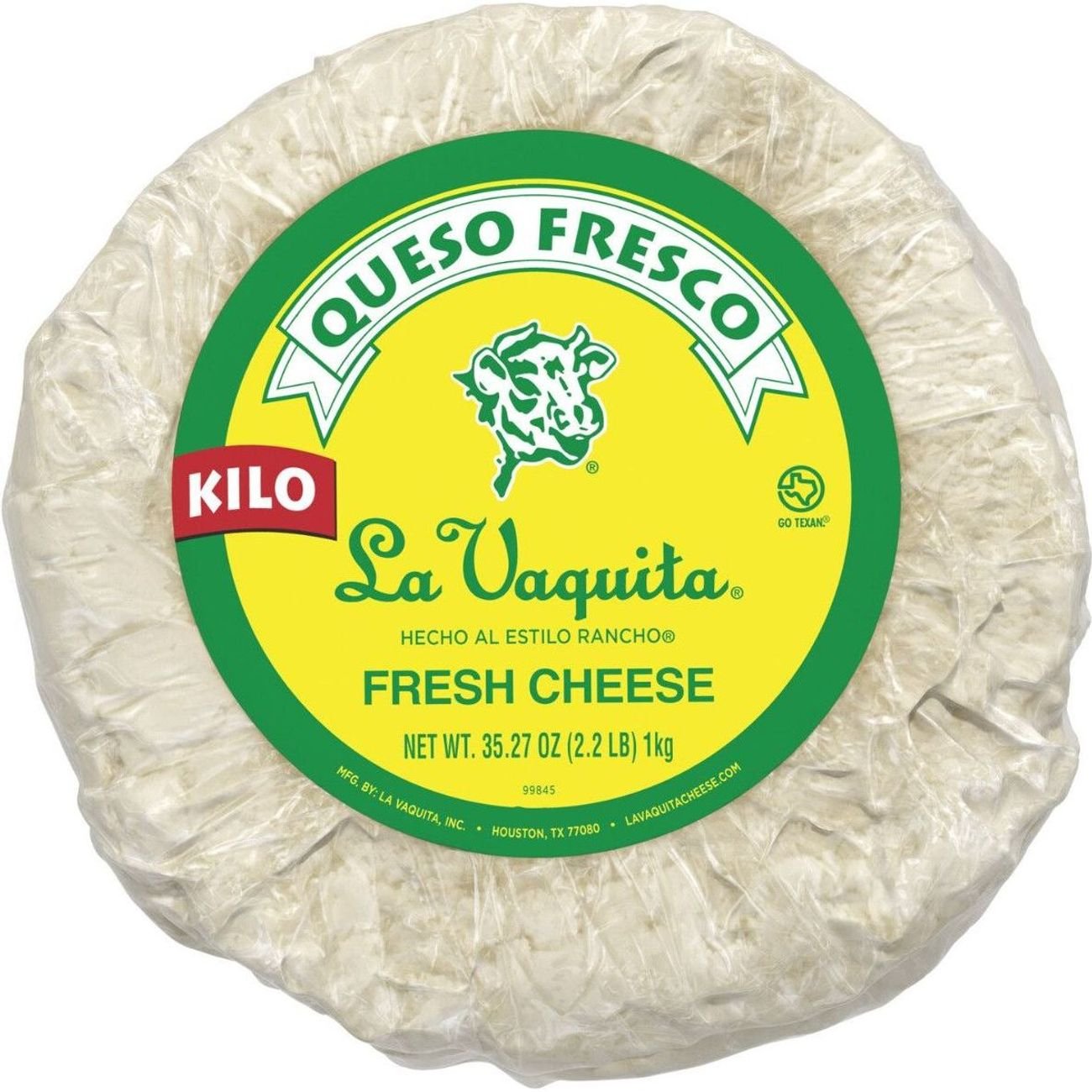 La Vaquita Queso Fresco Wheel, 35 oz