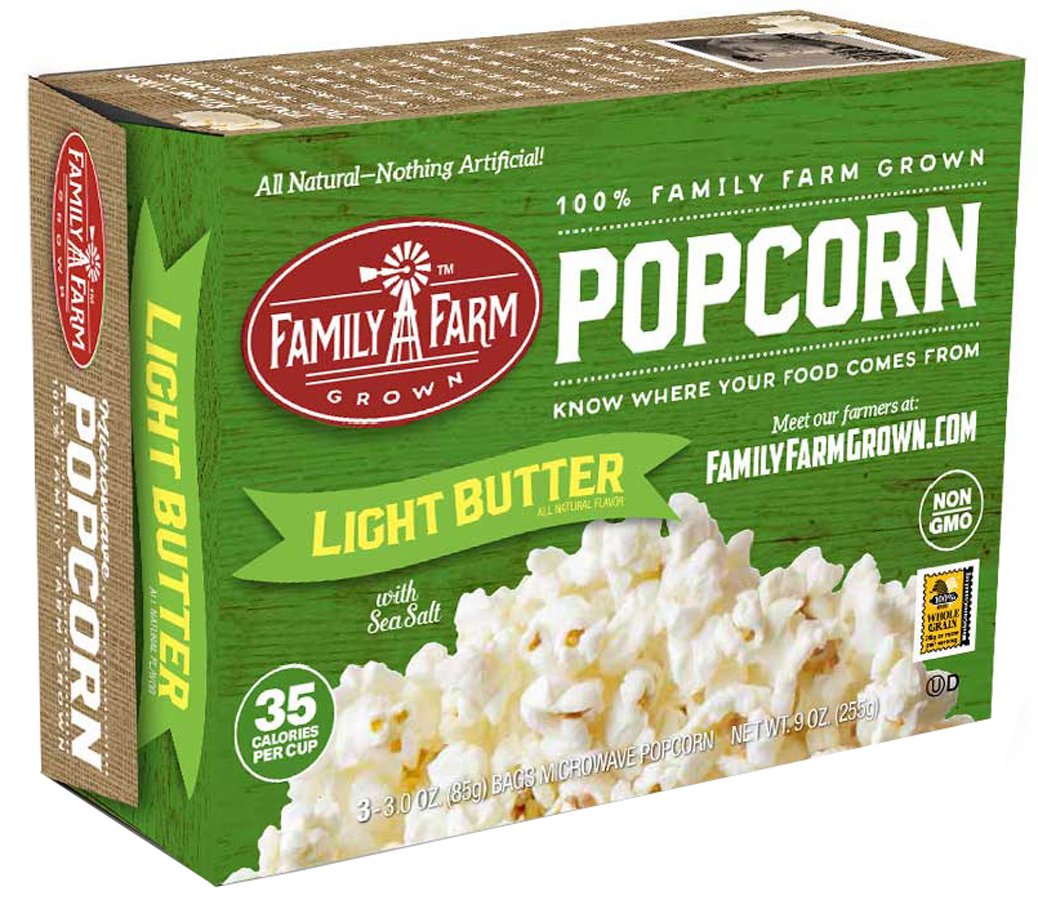 Family Farm Grown Light Butter Popcorn Shop Snacks & Candy at HEB