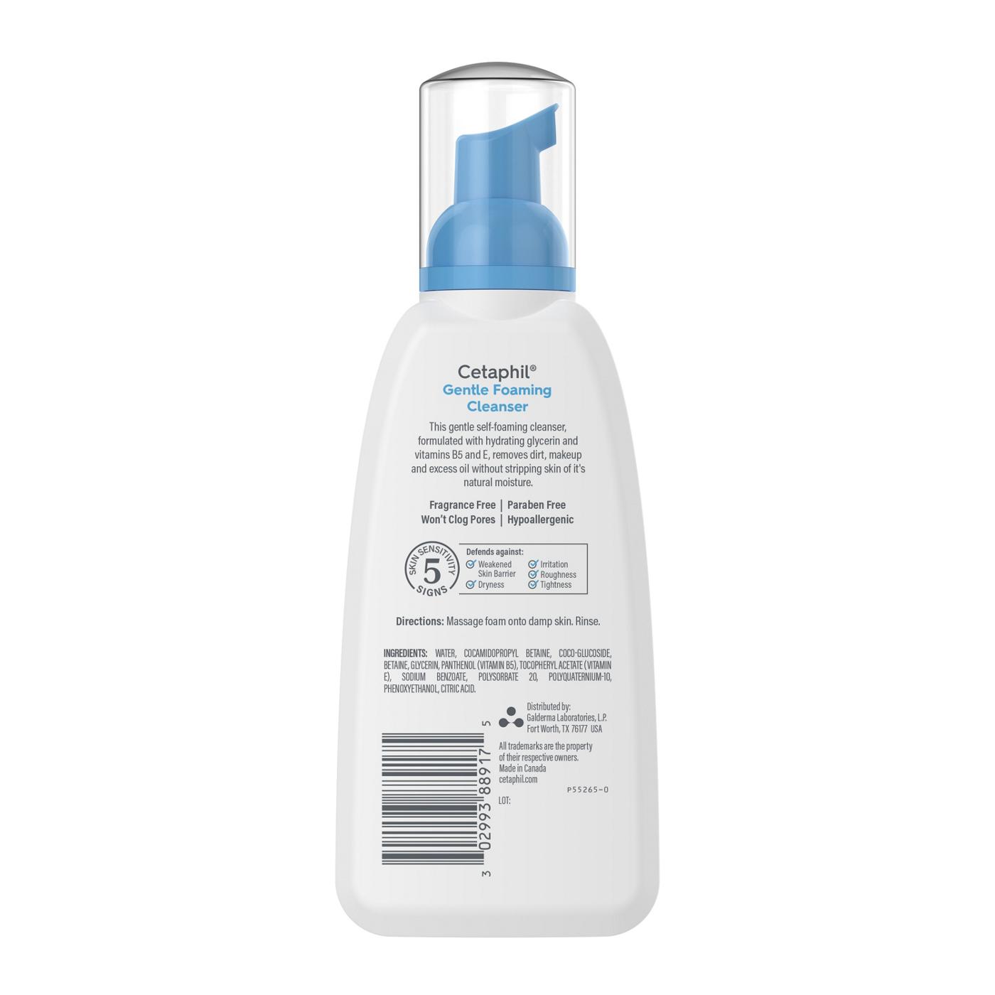 Cetaphil Gentle Foaming Facial Cleanser; image 8 of 9