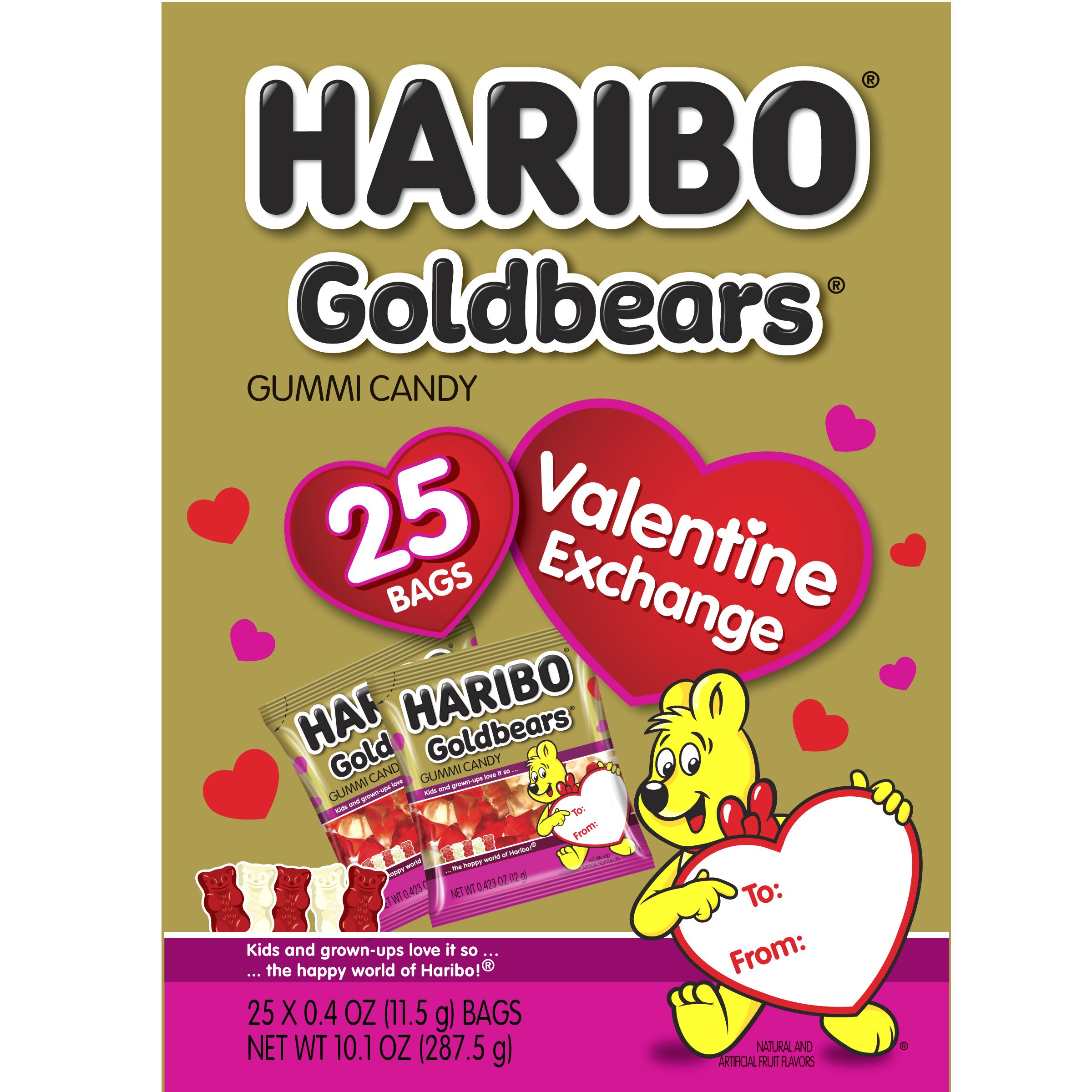 Haribo Goldbears Gummy Valentines Exchange Candy - Shop Candy At H-E-B