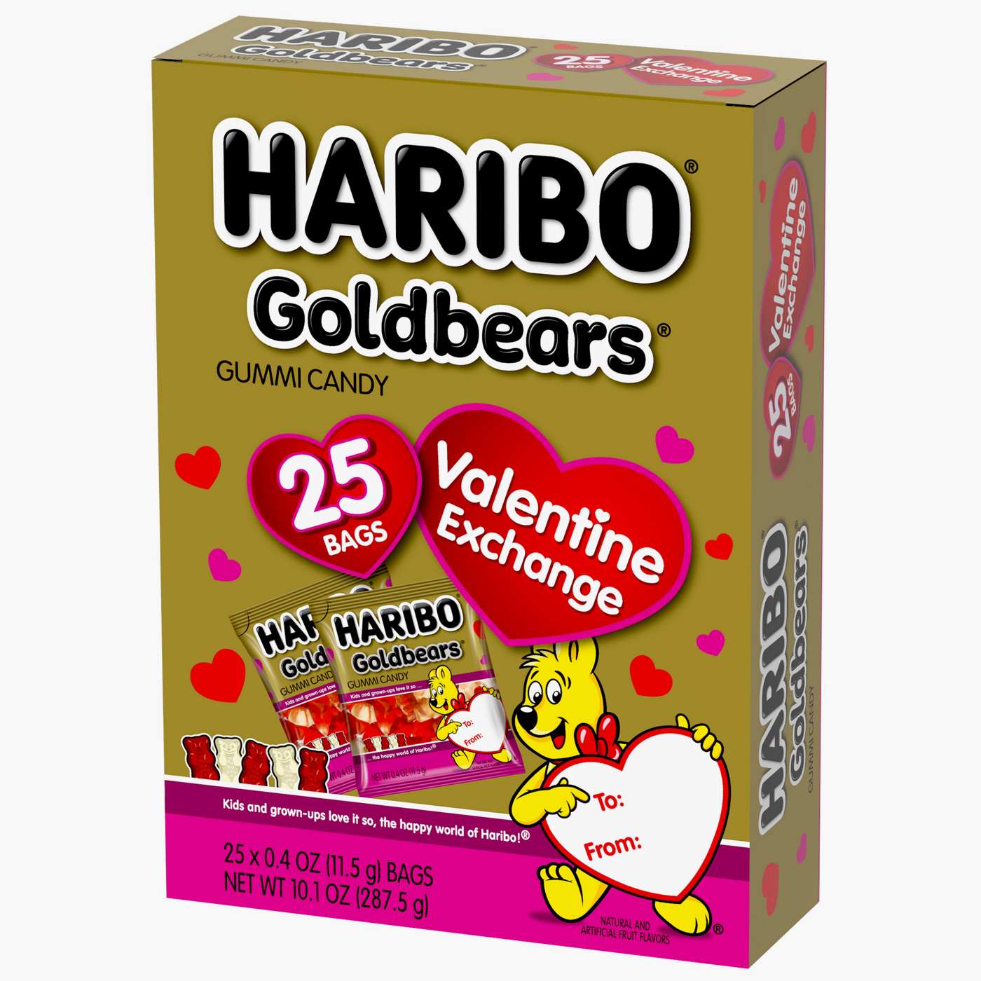 Haribo Goldbears Gummy Valentines Exchange Candy; image 2 of 2