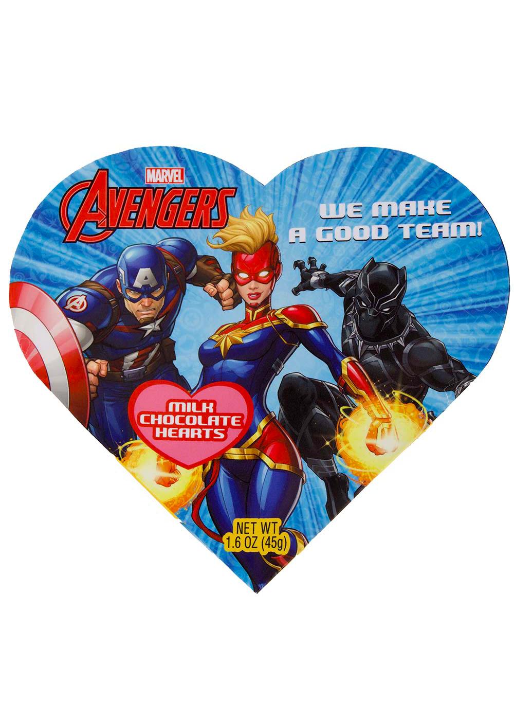 Frankford Marvel Avengers Milk Chocolate Hearts Valentine's Gift Box; image 1 of 2