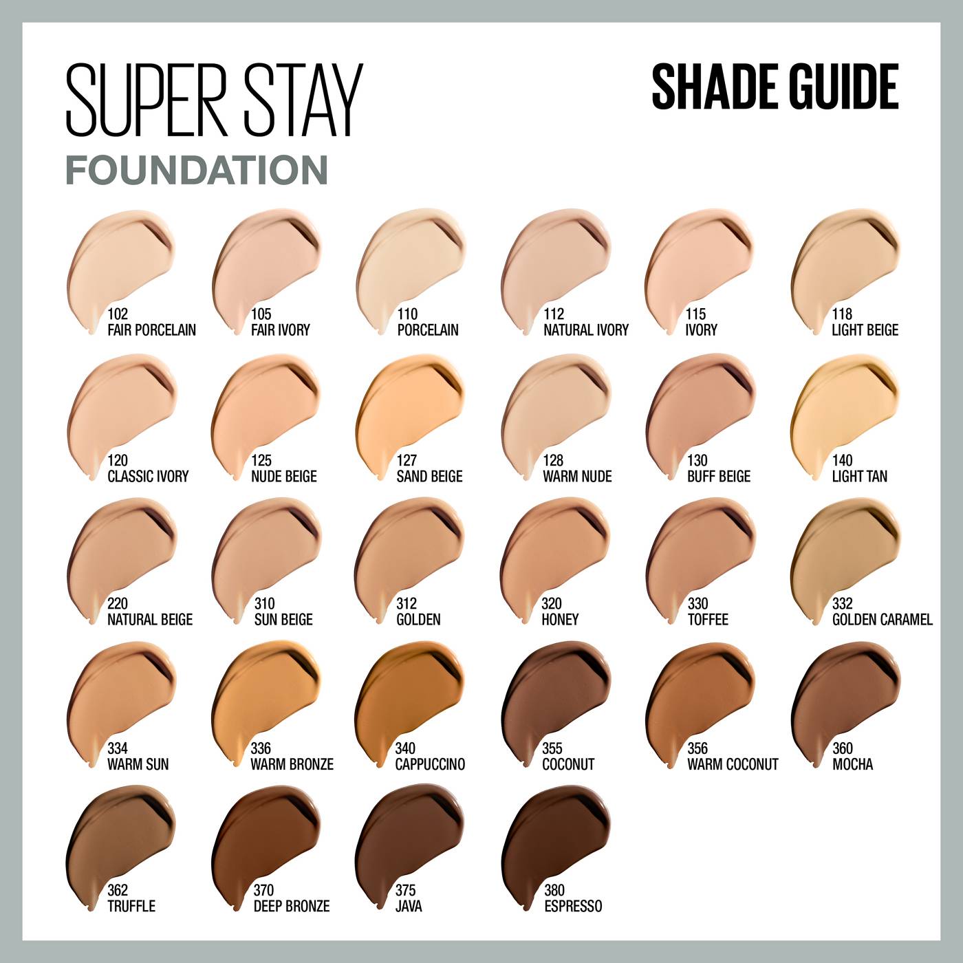 Maybelline super stay longwear liquid foundation classic ivory shop